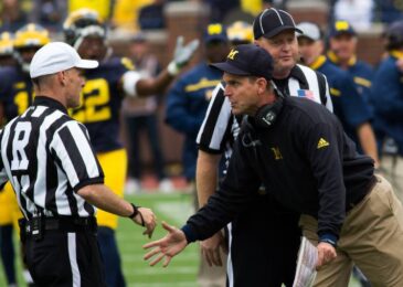 Jim Harbaugh delegates coaching responsibilities across a trio of games to a quartet of staff members